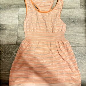 Striped Orange Lululemon Babydoll top
